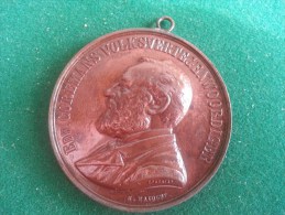Huldebetoon Edw. Coremans, Wet Op Het Vlaamsch In Gerechtszaken, 10/2/1889 (Deckers, Mauquoy), 49 Gram (medailles0130) - Other & Unclassified