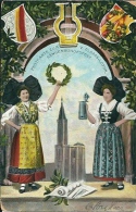 Postcard (Events) - Festkarte Zum V. Elsass - Lothr Sängerbundesfest - Sonstige & Ohne Zuordnung