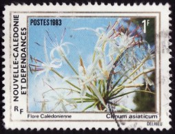 Nouvelle Calédonie 1983 -  YT 469 -  Crinum - 3° Choix - Oblitérés