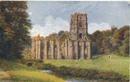 A R QUINTON 1480 - FOUNTAINS ABBEY - WITH PEOPLE - Quinton, AR