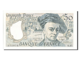 Billet, France, 50 Francs, 50 F 1976-1992 ''Quentin De La Tour'', 1987, SUP - 50 F 1976-1992 ''Quentin De La Tour''