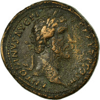 Monnaie, Antonin Le Pieux, Sesterce, Roma, TTB, Cuivre, Cohen:660 - La Dinastía Antonina (96 / 192)