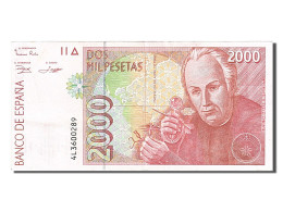 Billet, Espagne, 2000 Pesetas, 1992, 1992-04-24, SUP - [ 4] 1975-…: Juan Carlos I.