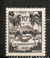 GUADELOUPE  Taxe 10c Noir 1947 N°41 - Portomarken