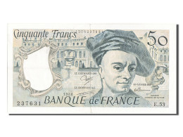 Billet, France, 50 Francs, 50 F 1976-1992 ''Quentin De La Tour'', 1988, TTB+ - 50 F 1976-1992 ''Quentin De La Tour''