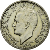 Monnaie, Monaco, Rainier III, 100 Francs, Cent, 1950, SUP, Copper-nickel - 1949-1956 Franchi Antichi