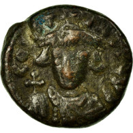 Monnaie, Constans II, Demi-Follis, TTB, Bronze - Byzantium