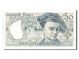 Billet, France, 50 Francs, 50 F 1976-1992 ''Quentin De La Tour'', 1990, TTB - 50 F 1976-1992 ''Quentin De La Tour''