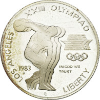 Monnaie, États-Unis, Dollar, 1983, U.S. Mint, Philadelphie, SPL, Argent, KM:209 - Commemoratifs