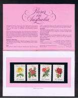 RB 986 - Australia 1982 Presentation Pack - Roses - Flowers Theme - Ungebraucht