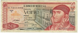 MESSICO - MEXICO - 20 PESOS ANNO 1972 - QUALITA'm B - Messico