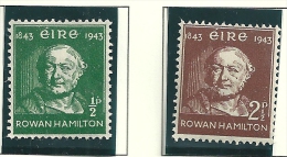 Ireland 1943 SG 131-2 MM - Unused Stamps