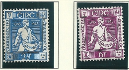 Ireland 1945 SG 136-7 MM - Unused Stamps