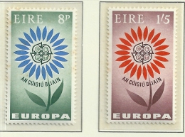 Ireland 1964 SG 203-4 MM - Unused Stamps