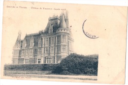 Château De Vouzeron  Façade Nord Timbre Décollé - TB - Vouzeron