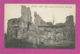 FRANCE AISNE SOUPIR Eglise Abside Clocher Et Bas Du Coté Nord  (105) - Autres & Non Classés