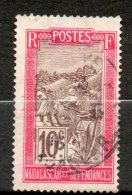 MADAGASCAR  10c Rose Brun Lilas 1908-17 N°98 - Oblitérés