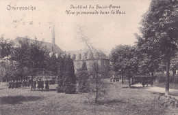 OVERIJSE : Institut Du Sacré-Coeur - Une Promenade Dans Le Parc ( 2 Timbres Allemands) - Overijse