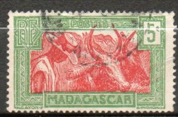 MADAGASCAR  5c Vert Rouge Carminé 1922-26  N°164 - Oblitérés