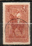 MADAGASCAR  50c Brun Jaune 1936  N°190 - Oblitérés