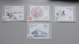 Island 654/7 Sc 628/31 YT 607/11 FA 691/4 Maximumkarte MK/MC, SST STOCKHOLMIA '86, 200 Jahre Stadt Reykjavík - Maximum Cards