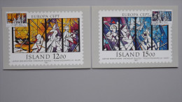 Island 665/6 Sc 639/40 YT 618/9 FA 702/3 SG 694/5 Maximumkarte MK/MC, ESST, EUROPA/CEPT '87, Moderne Architektur. - Maximumkaarten