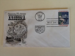 BUSTE PRIMO GIORNO 50 ANNI COMMEMORAZIONE ARIZONA - Storia Postale