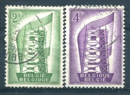 Belgique EUROPA 1956 Y&T(o) N°994-995 (A 10% De La Cote) - 1956