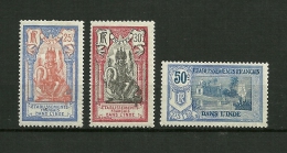 ETS. De L´INDE  Série 1922 N°52, 53, 54     Neufs Avec Trace Charnière - Unused Stamps