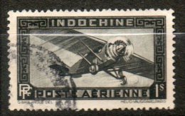 INDOCHINE  P Aérienne 1pi Noir 1933-38  N°11 - Airmail
