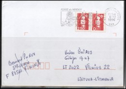 FRANCE Lettre Brief Postal History Envelope FR 061 Special Cancellation - Cartas & Documentos
