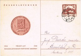 8868. Entero Postal 30 Aniversario PRZDEK (Chevoslovaquia) 1948. Hardacany - Cartoline Postali