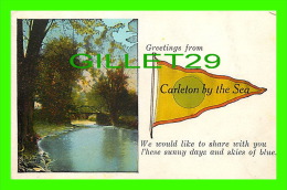 CARLETON-SUR-MER, QUÉBEC - GREETINGS, WE WOULD LIKE TO SHARE WITH YOU... - SERIES No 838 - - Gaspé