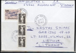 FRANCE Lettre Brief Postal History Envelope FR 078 Amnesty International Human Rights - Covers & Documents