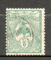 N CALEDONIE 5c Vert 1905-07  N°91 - Oblitérés