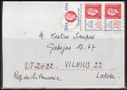 FRANCE Lettre Brief Postal History Envelope FR 080 50 Years Of Marianne Stamp - Brieven En Documenten