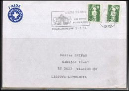 FRANCE Lettre Brief Postal History Envelope FR 081 Special Cancellation Circus - Lettres & Documents