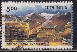 India Used 1999,  1v Tabo Monastery In Lahul & Spilt, Wall Painting, Costume - Used Stamps