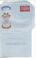 Entier Postal 2 Juin 1953 Coronation Couronnement De La Reine Elisabeth II (michel LF6(1) - Postwaardestukken