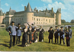 BF12763 Folklore De L Anjou Types Chateau De Plessis Bou France Front/back Image - Le Plessis Bouchard