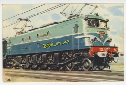 {47160} Une Des 155 Locomotives électriques , Type 2D2 9100 , De La S.NC.F. ; Illustration Signée FB - Matériel