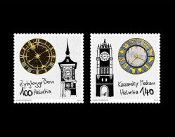 Switzerland 2014 Mih. 2354/55 Astronomical Clocks (joint Issue Russia-Switzerland) MNH ** - Ungebraucht