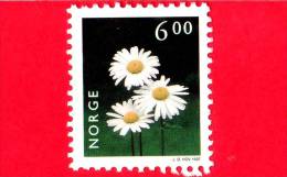 NORVEGIA - NORGE - 1997 - Nuovo - Fiori - Fleurs - Flowers - Crisantema - Oxeye Daisy  - 6.00 - Unused Stamps