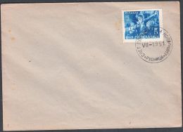 Yugoslavia 1951, Cover W./postmark "Meeting Of Mountaineers On Kopaonik, Rudnica", Ref.bbzg - Brieven En Documenten