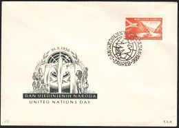 Yugoslavia 1955, Illustrated Cover "United Nation Day" W./special Postmark "Zagreb", Ref.bbzg - Briefe U. Dokumente