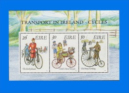 IE 1991-0001, Early Bicycles, MNH MS - Nuevos