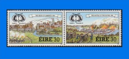 IE 1990-0001, 300th Anniversary Of The Williamite Wars (1st Issue), Set (2V) MNH - Nuevos