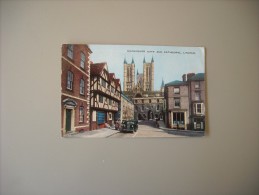 ANGLETERRE LINCOLNSHIRE LINCOLN EXCHEQUER GATE AND CATHEDRAL - Lincoln