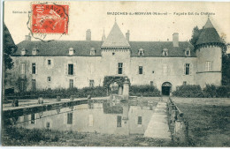 58 - Bazoches Du Morvan : Façade Est Du Château - Bazoches
