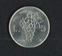 REPUBBLICA ITALIANA - 5 LIRE ITALMA ANNO 1948 - QUALITA' FDC - GR. 2.5 - DIAM. 26.7 Mm - ORIGINALE GARANTITA - 5 Lire